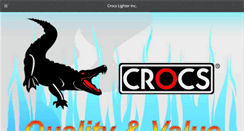 Desktop Screenshot of crocslighter.com